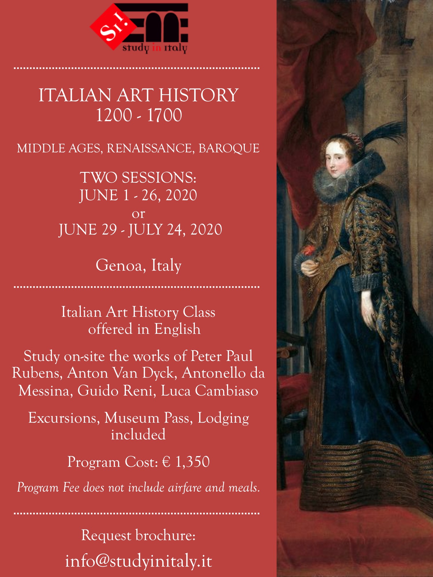 Study in Italy Art History Course - Study in Italy